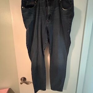 Good American Skinny Dark Blue Jeans
